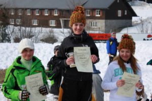 Bezirksmeisterin im Slalom