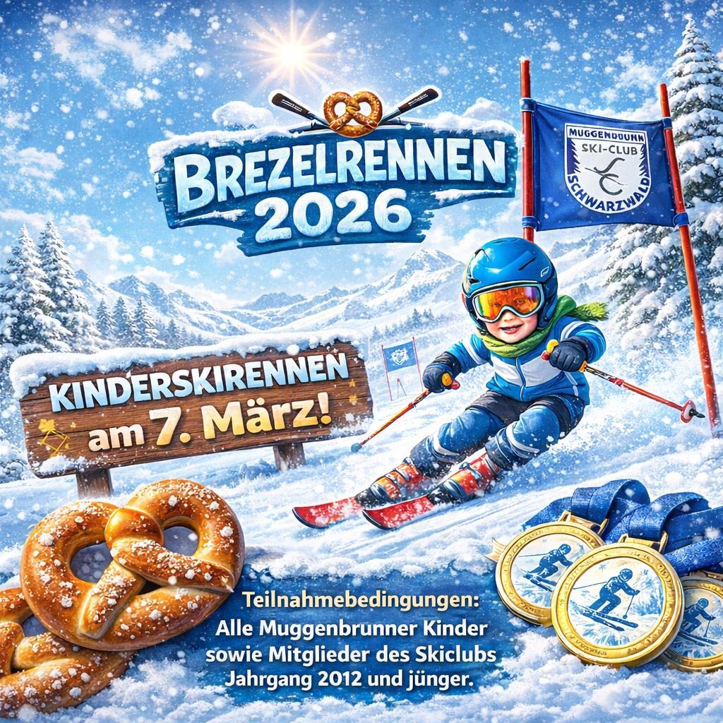 Herzliche Einladung zum Brezelrennen: wir hoffen, am Samstag, 07.03.2026, ab 14.00 Uhr noch das Brezelrennen am Wasenlift durchführen zu können. Anmeldungen über unseren Sportwart. Zuschauer sind herzlich willkommen!